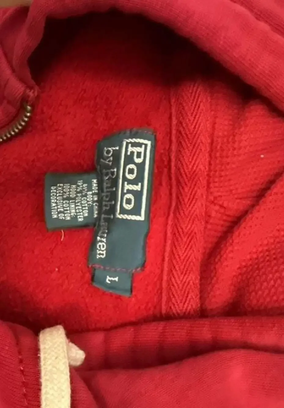 Polo Ralph Lauren Men's Classic Full-Zip Fleece Hoodie, Red